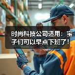 时尚科技公司适用：宝子们可以早点下班了！