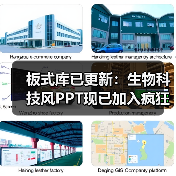 板式库已更新:生物科技风PPT现已加入疯狂星期四套餐(图2) 板式库已更新:生物科技风PPT现已加入疯狂星期四套餐(图2)