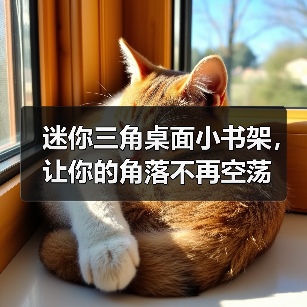 迷你三角桌面小书架,让你的角落不再空荡(图1) 迷你三角桌面小书架,让你的角落不再空荡(图1)
