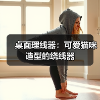 桌面理线器：可爱猫咪造型的绕线器（图3）