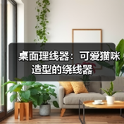 桌面理线器：可爱猫咪造型的绕线器（图4）