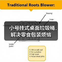 小号挂式桌面垃圾桶,解决零食包装烦恼(图2) 小号挂式桌面垃圾桶,解决零食包装烦恼(图2)