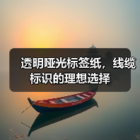 透明哑光标签纸，线缆标识的理想选择（图4）