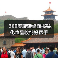 360度旋转桌面书架,化妆品收纳好帮手(图3) 360度旋转桌面书架,化妆品收纳好帮手(图3)
