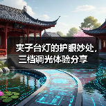 夹子台灯的护眼妙处,三档调光体验分享(图4) 夹子台灯的护眼妙处,三档调光体验分享(图4)