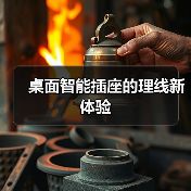 桌面智能插座的理线新体验
