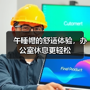 午睡帽的舒适体验，办公室休息更轻松