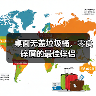 桌面无盖垃圾桶，零食碎屑的最佳伴侣