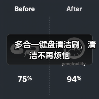 多合一键盘清洁刷，清洁不再烦恼
