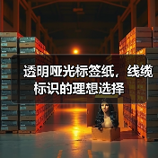 透明哑光标签纸，线缆标识的理想选择
