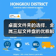 桌面文件夹的选择，金属三层文件盘的优雅解