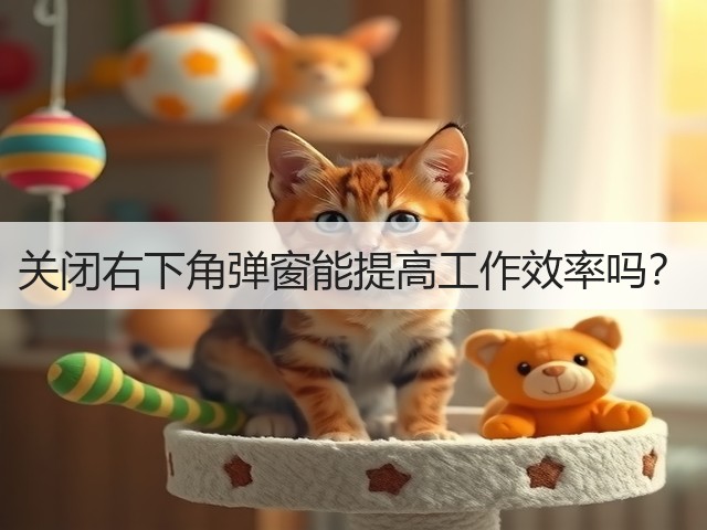 关闭右下角弹窗能提高工作效率吗？(图3)