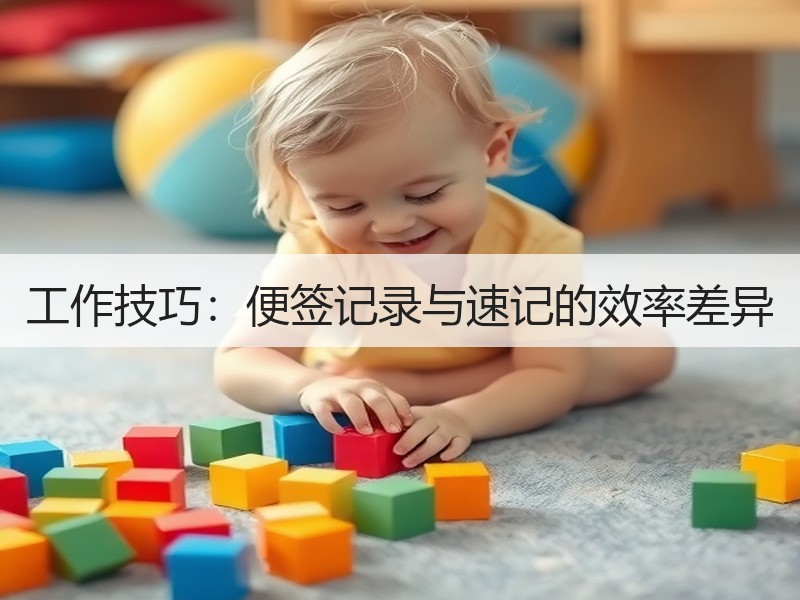 工作技巧：便签记录与速记的效率差异