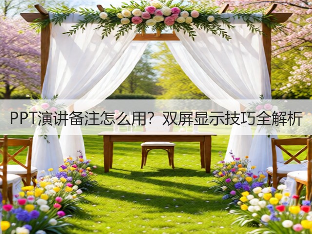 PPT演讲备注怎么用?双屏显示技巧全解析(图2) PPT演讲备注怎么用?双屏显示技巧全解析(图2)