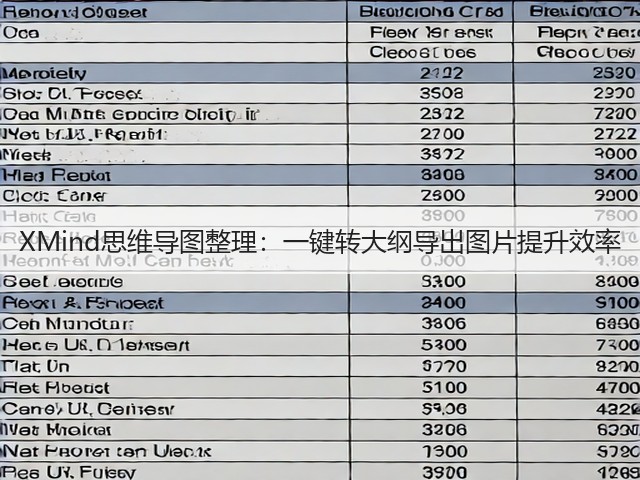 XMind思维导图整理：一键转大纲导出图片提升效率(图3)