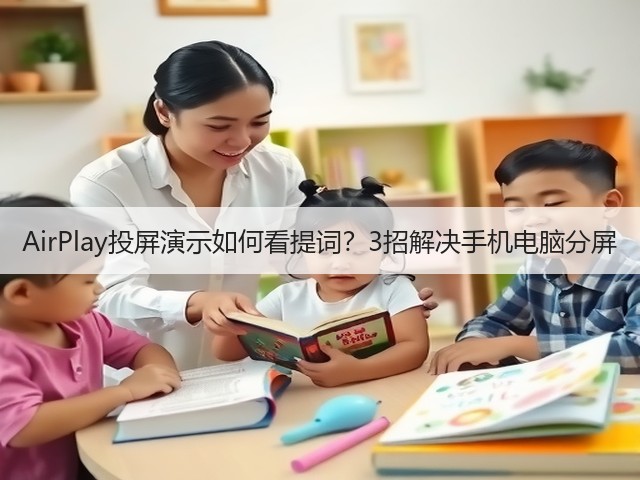 AirPlay投屏演示如何看提词？3招解决手机电脑分屏(图3)