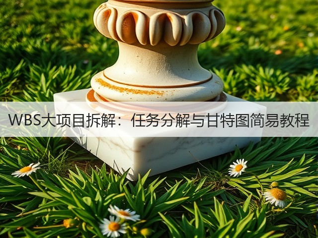 WBS大项目拆解：任务分解与甘特图简易教程(图2)