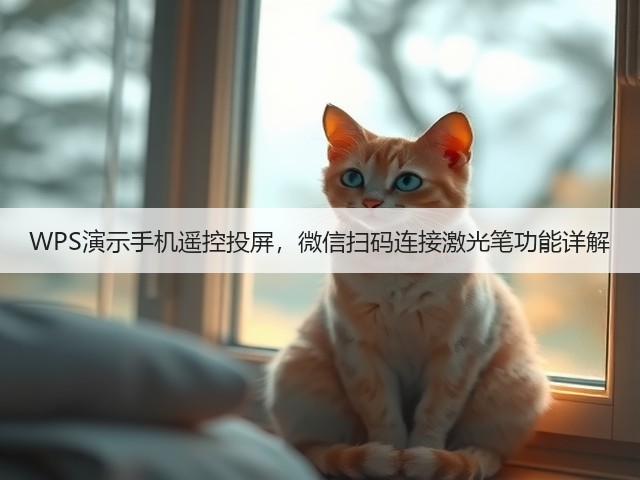 WPS演示手机遥控投屏,微信扫码连接激光笔功能详解(图2) WPS演示手机遥控投屏,微信扫码连接激光笔功能详解(图2)