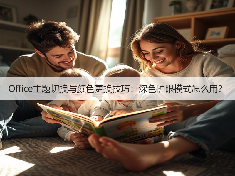 Office主题切换与颜色更换技巧：深色
