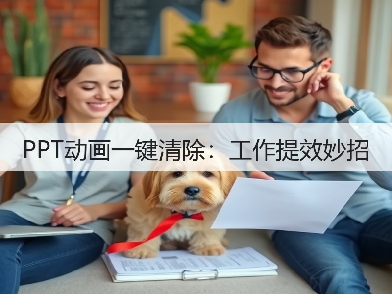 PPT动画一键清除：工作提效妙招