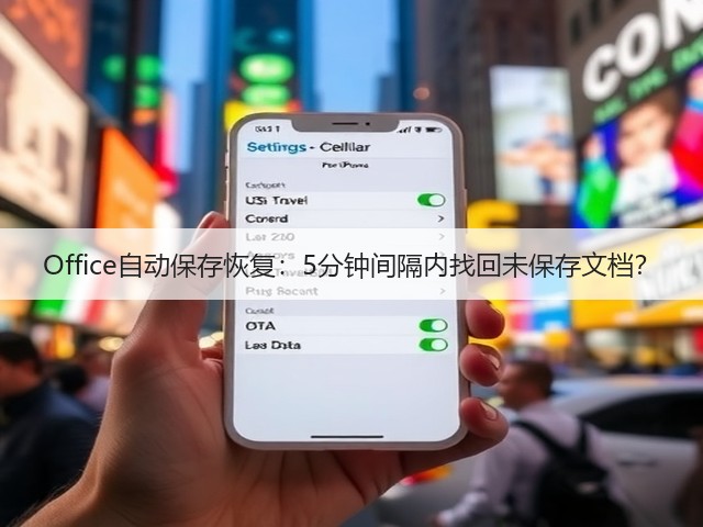 Office自动保存恢复：5分钟间隔内找回未保存文档？(图2)