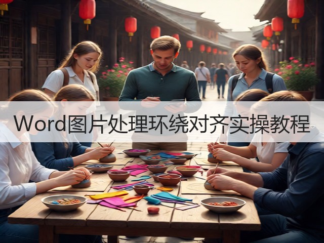 Word图片处理环绕对齐实操教程(图3) Word图片处理环绕对齐实操教程(图3)