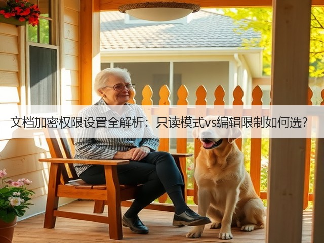 文档加密权限设置全解析：只读模式vs编辑限制如何选？(图3)