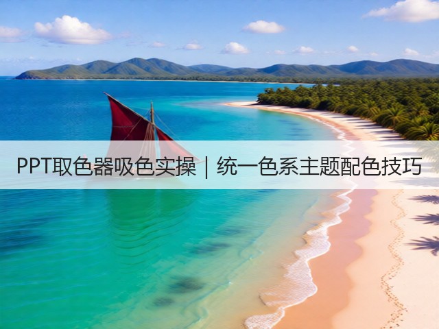 PPT取色器吸色实操|统一色系主题配色技巧(图3) PPT取色器吸色实操|统一色系主题配色技巧(图3)