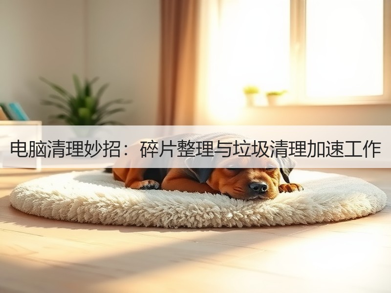 电脑清理妙招：碎片整理与垃圾清理加速工作