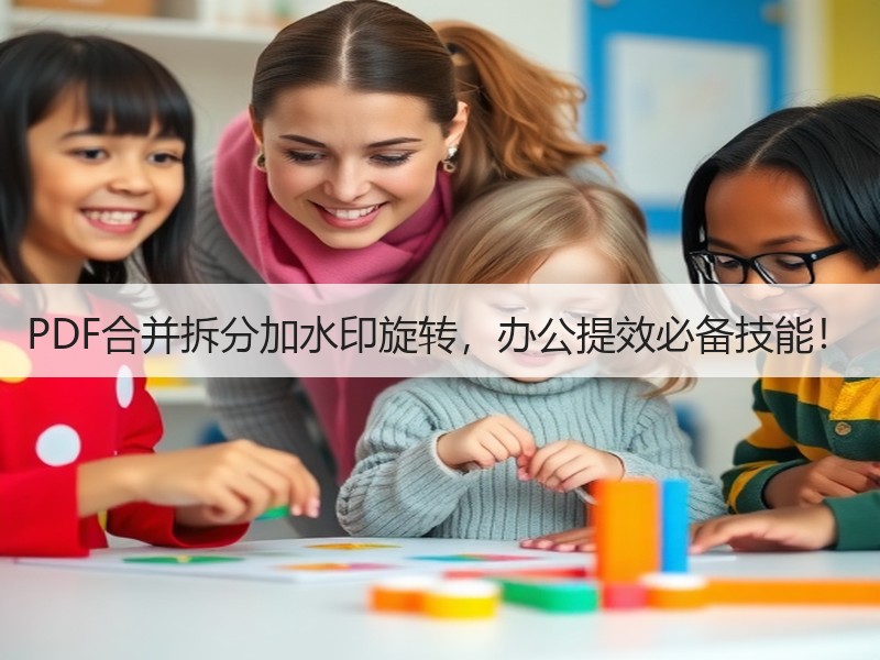 PDF合并拆分加水印旋转，办公提效必备技