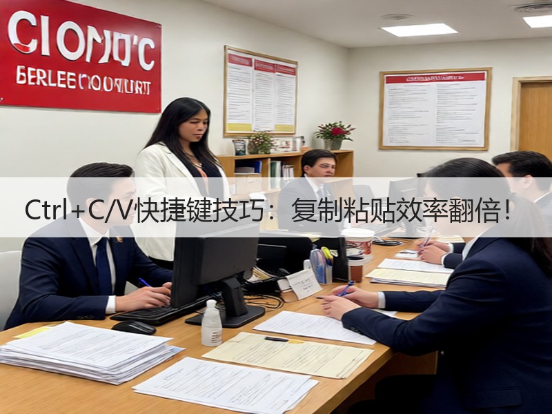 Ctrl+C/V快捷键技巧：复制粘贴效率