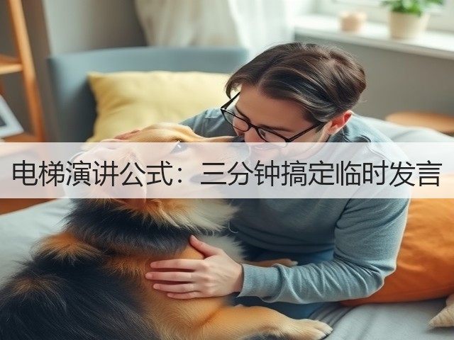电梯演讲公式:三分钟搞定临时发言(图2) 电梯演讲公式:三分钟搞定临时发言(图2)