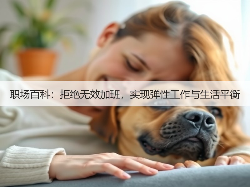 职场百科：拒绝无效加班，实现弹性工作与生