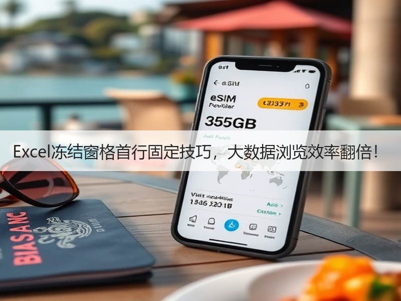 Excel冻结窗格首行固定技巧，大数据浏