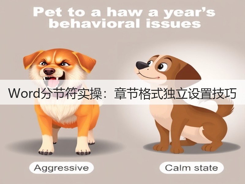 Word分节符实操:章节格式独立设置技巧(图2) Word分节符实操:章节格式独立设置技巧(图2)