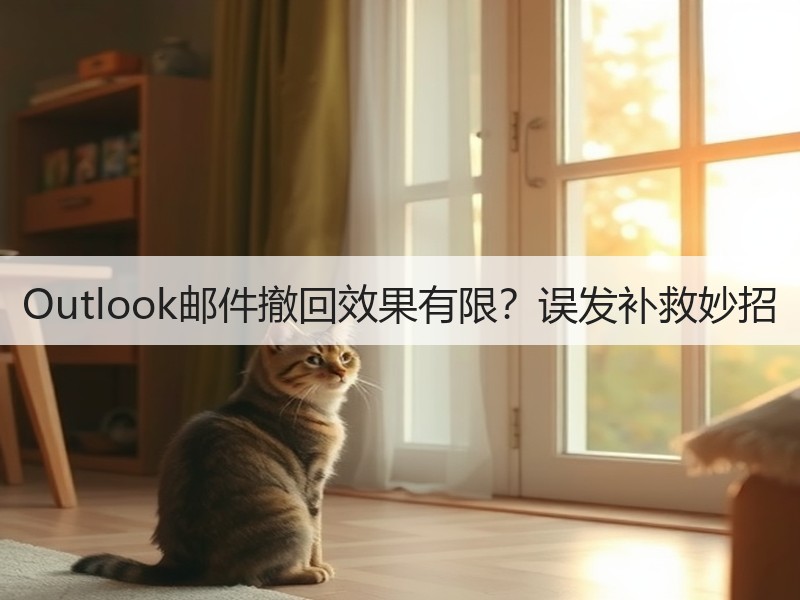 Outlook邮件撤回效果有限？误发补救