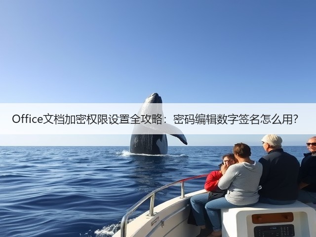 Office文档加密权限设置全攻略:密码编辑数字签名怎么用?(图2) Office文档加密权限设置全攻略:密码编辑数字签名怎么用?(图2)