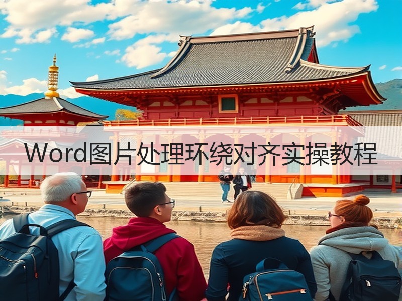 Word图片处理环绕对齐实操教程