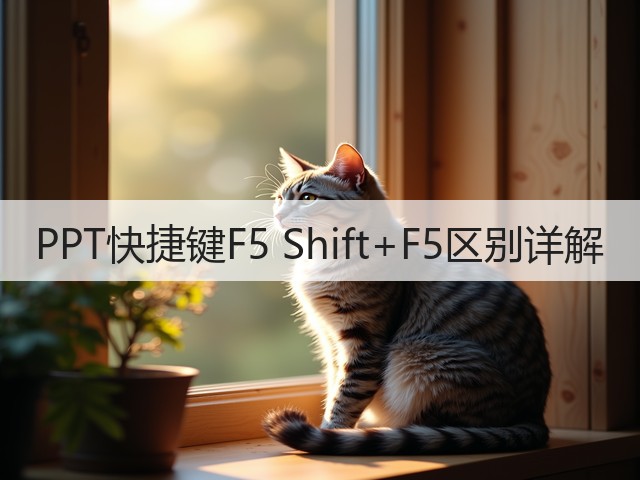 PPT快捷键F5 Shift+F5区别详解(图2)