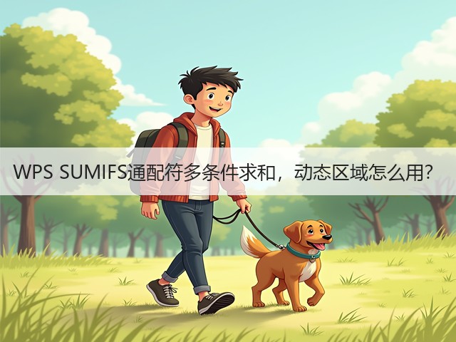 WPS SUMIFS通配符多条件求和,动态区域怎么用?(图1) WPS SUMIFS通配符多条件求和,动态区域怎么用?(图1)