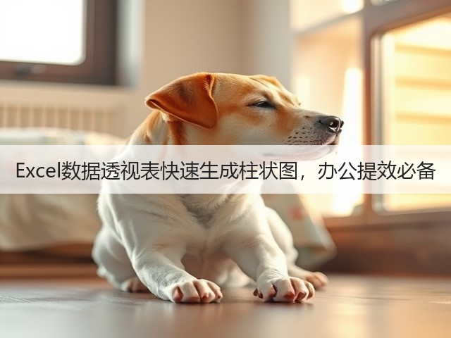 Excel数据透视表快速生成柱状图，办公提效必备(图1)