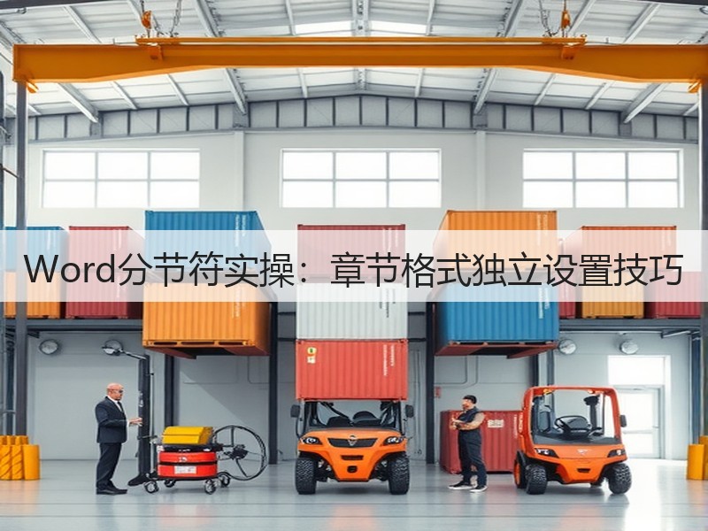 Word分节符实操:章节格式独立设置技巧(图3) Word分节符实操:章节格式独立设置技巧(图3)