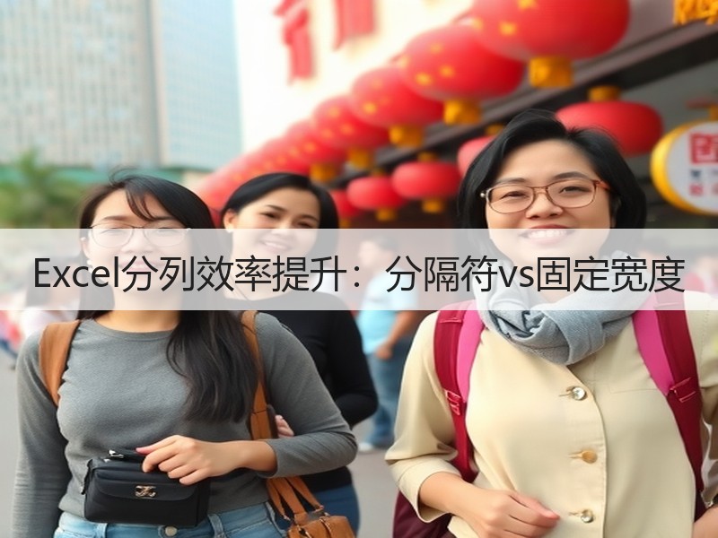 Excel分列效率提升：分隔符vs固定宽