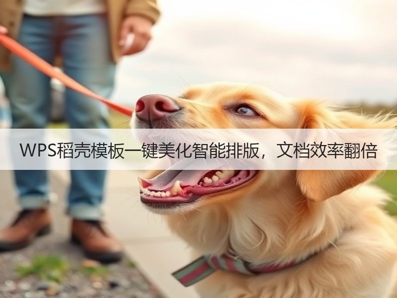 WPS稻壳模板一键美化智能排版，文档效率