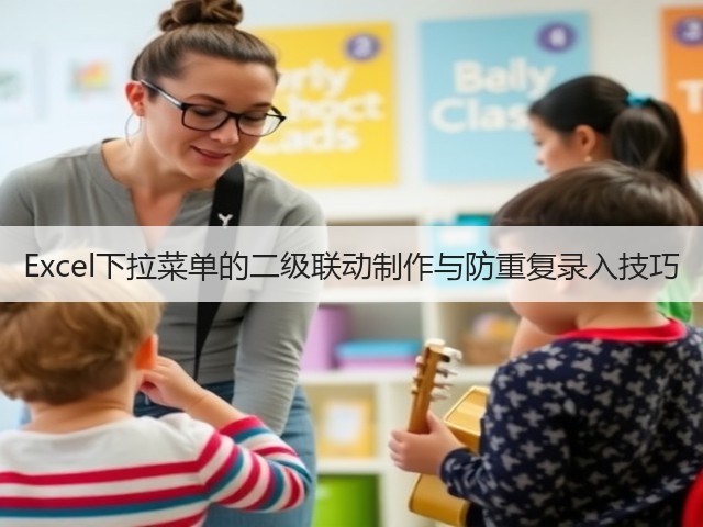 Excel下拉菜单的二级联动制作与防重复录入技巧(图2) Excel下拉菜单的二级联动制作与防重复录入技巧(图2)