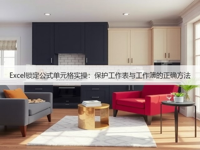 Excel锁定公式单元格实操:保护工作表与工作簿的正确方法(图3) Excel锁定公式单元格实操:保护工作表与工作簿的正确方法(图3)