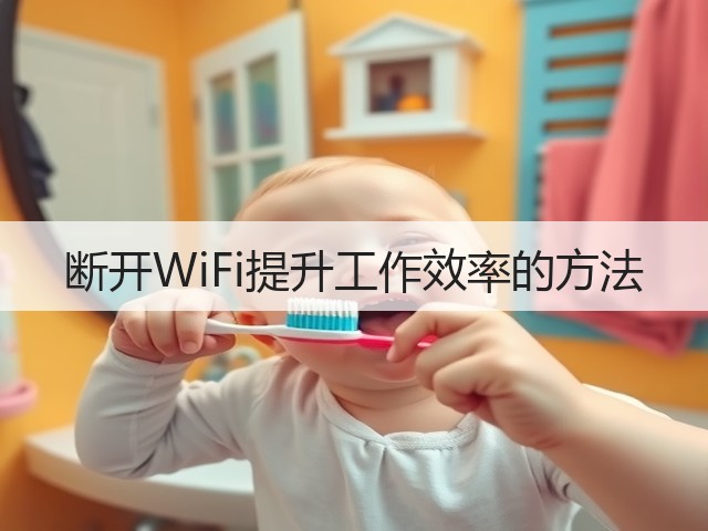 断开WiFi提升工作效率的方法(图2)