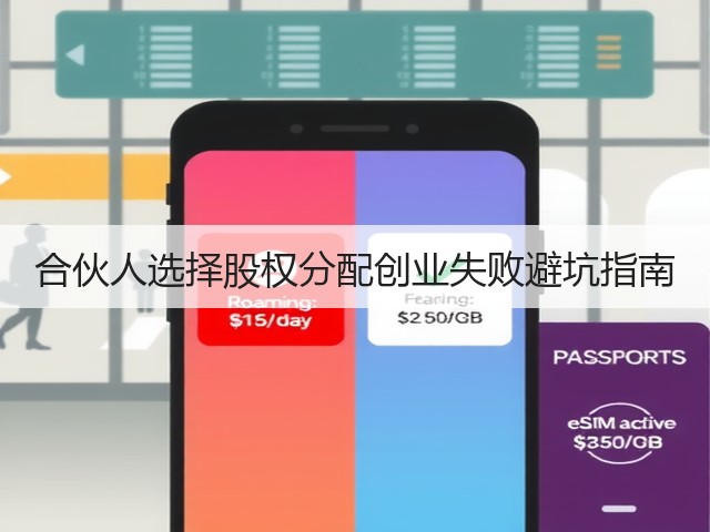 合伙人选择股权分配创业失败避坑指南(图3) 合伙人选择股权分配创业失败避坑指南(图3)