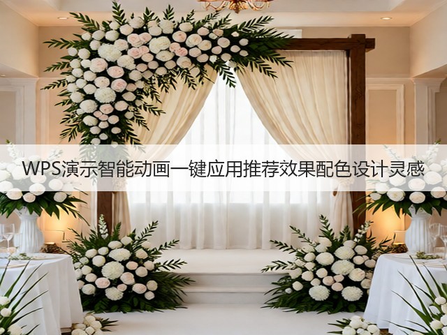 WPS演示智能动画一键应用推荐效果配色设计灵感(图2) WPS演示智能动画一键应用推荐效果配色设计灵感(图2)