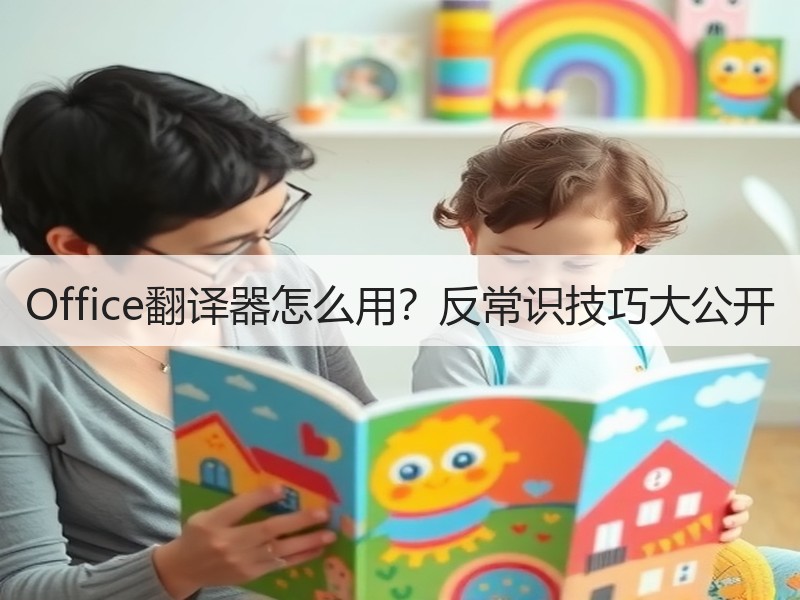Office翻译器怎么用？反常识技巧大公